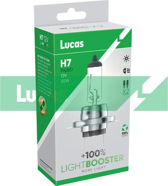 LUCAS LLXH7100TR - Лампа розжарювання, фара дальнього світла autozip.com.ua
