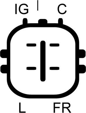LUCAS LRA03690 - Генератор autozip.com.ua