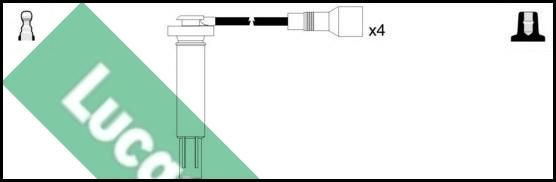 LUCAS LUC4496 - Комплект проводів запалювання autozip.com.ua