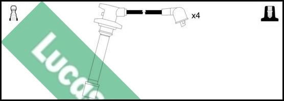 LUCAS LUC4533 - Комплект проводів запалювання autozip.com.ua