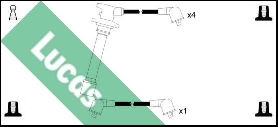 LUCAS LUC4532 - Комплект проводів запалювання autozip.com.ua