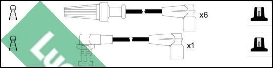 LUCAS LUC4092 - Комплект проводів запалювання autozip.com.ua