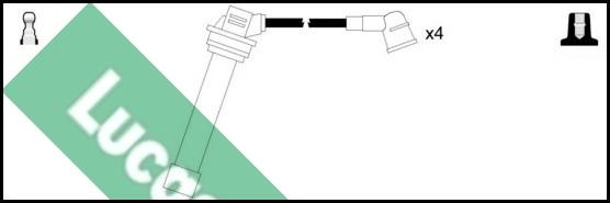 LUCAS LUC4309 - Комплект проводів запалювання autozip.com.ua