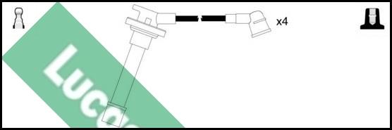 LUCAS LUC4307 - Комплект проводів запалювання autozip.com.ua