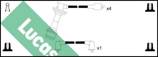 LUCAS LUC4338 - Комплект проводів запалювання autozip.com.ua