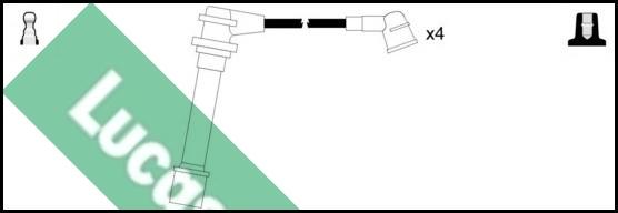 LUCAS LUC4269 - Комплект проводів запалювання autozip.com.ua
