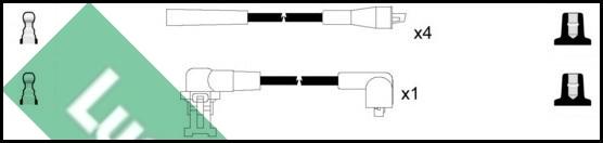 LUCAS LUC4235 - Комплект проводів запалювання autozip.com.ua