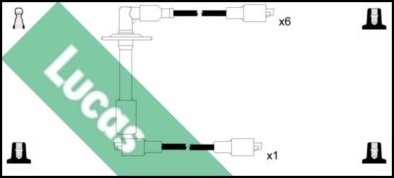 LUCAS LUC5280 - Комплект проводів запалювання autozip.com.ua