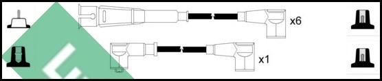 LUCAS LUC5220 - Комплект проводів запалювання autozip.com.ua