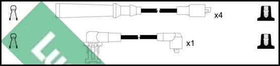 LUCAS LUC7035 - Комплект проводів запалювання autozip.com.ua