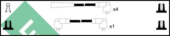 LUCAS LUC7146 - Комплект проводів запалювання autozip.com.ua