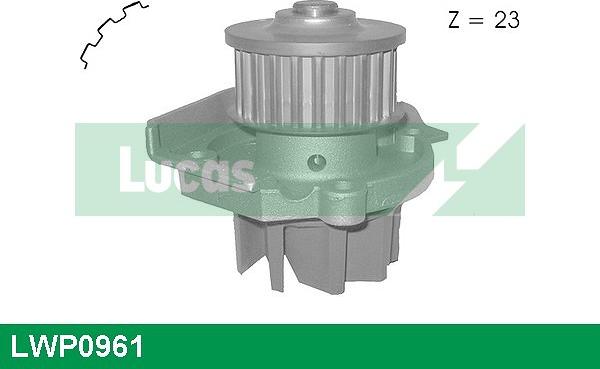 LUCAS LWP0961 - Водяний насос autozip.com.ua