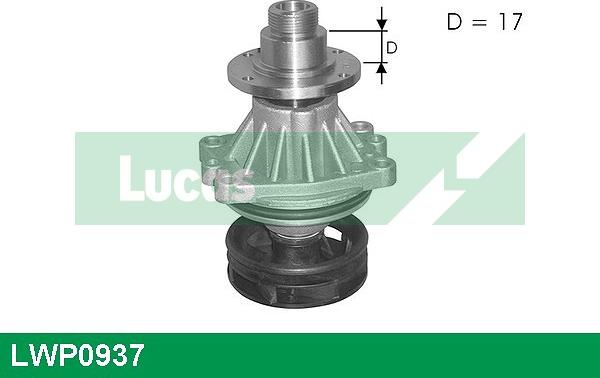 LUCAS LWP0937 - Водяний насос autozip.com.ua