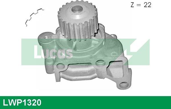 LUCAS LWP1320 - Водяний насос autozip.com.ua