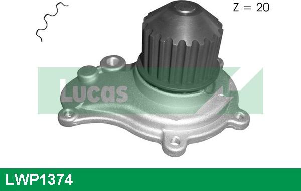 LUCAS LWP1374 - Водяний насос autozip.com.ua
