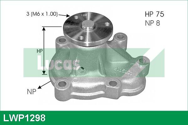 LUCAS LWP1298 - Водяний насос autozip.com.ua