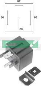 LUCAS SRB530 - Реле, паливний насос autozip.com.ua