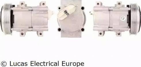 Lucas Electrical ACP166 - Компресор, кондиціонер autozip.com.ua