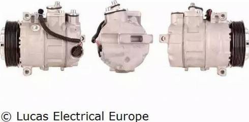 Lucas Electrical ACP378 - Компресор, кондиціонер autozip.com.ua