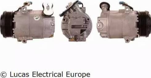 Lucas Electrical ACP254 - Компресор, кондиціонер autozip.com.ua