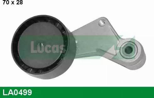 Lucas Engine Drive LA0499 - Паразитний / провідний ролик, поліклиновий ремінь autozip.com.ua