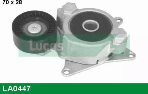 Lucas Engine Drive LA0447 - Натягувач ременя, клинові зуб. autozip.com.ua