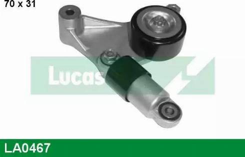 Lucas Engine Drive LA0467 - Натягувач ременя, клинові зуб. autozip.com.ua