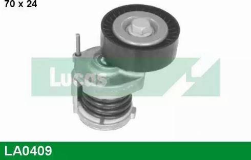 Lucas Engine Drive LA0409 - Натягувач ременя, клинові зуб. autozip.com.ua