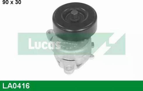 Lucas Engine Drive LA0416 - Паразитний / провідний ролик, поліклиновий ремінь autozip.com.ua