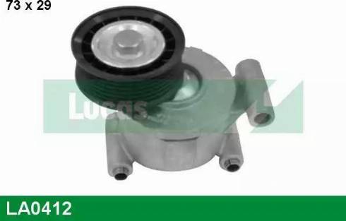 Lucas Engine Drive LA0412 - Натягувач ременя, клинові зуб. autozip.com.ua