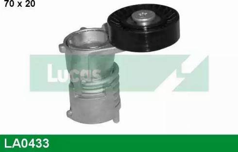 Lucas Engine Drive LA0433 - Натягувач ременя, клинові зуб. autozip.com.ua