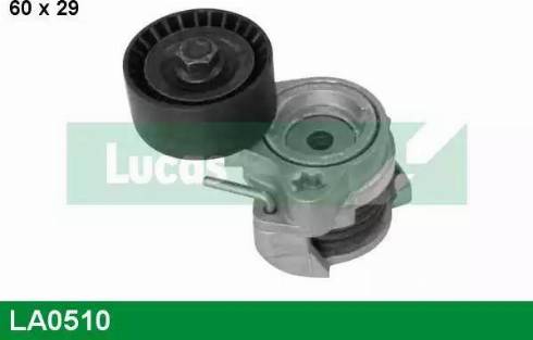 Lucas Engine Drive LA0510 - Натягувач ременя, клинові зуб. autozip.com.ua