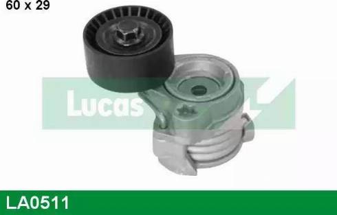 Lucas Engine Drive LA0511 - Натягувач ременя, клинові зуб. autozip.com.ua