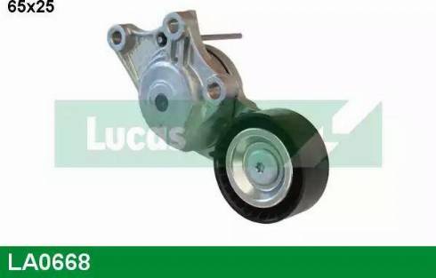 Lucas Engine Drive LA0668 - Натягувач ременя, клинові зуб. autozip.com.ua