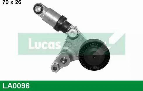 Lucas Engine Drive LA0096 - Натягувач ременя, клинові зуб. autozip.com.ua