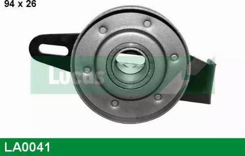 LUCAS LA0041 - Паразитний / провідний ролик, поліклиновий ремінь autozip.com.ua