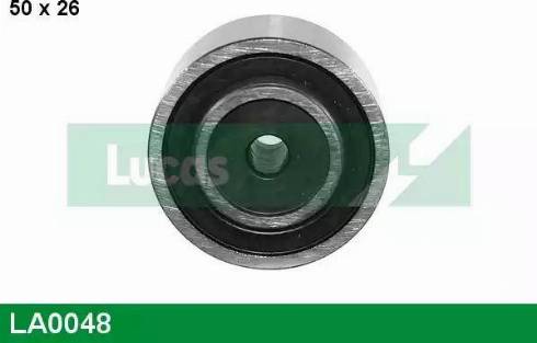 Lucas Engine Drive LA0048 - Паразитний / провідний ролик, поліклиновий ремінь autozip.com.ua