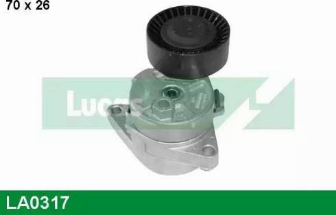 Lucas Engine Drive LA0317 - Натягувач ременя, клинові зуб. autozip.com.ua