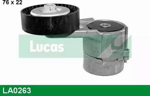 Lucas Engine Drive LA0263 - Натягувач ременя, клинові зуб. autozip.com.ua