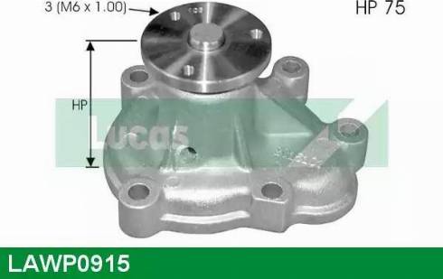 Lucas Engine Drive LAWP0915 - Водяний насос autozip.com.ua