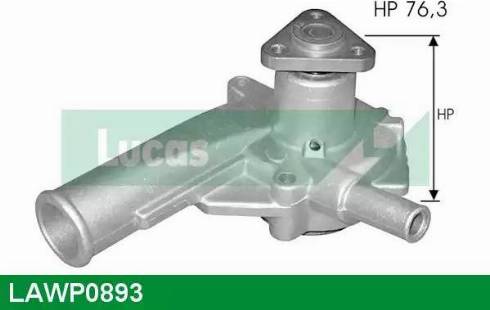 Lucas Engine Drive LAWP0893 - Водяний насос autozip.com.ua