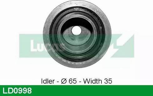 LUCAS LD0998 - Натяжний ролик, ремінь ГРМ autozip.com.ua