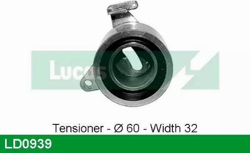 LUCAS LD0939 - Натяжний ролик, ремінь ГРМ autozip.com.ua