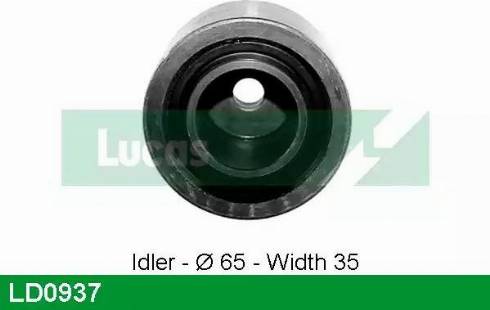 LUCAS LD0937 - Натяжний ролик, ремінь ГРМ autozip.com.ua