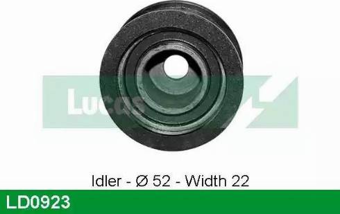 LUCAS LD0923 - Натяжний ролик, ремінь ГРМ autozip.com.ua