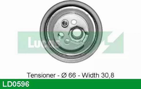 LUCAS LD0596 - Натяжний ролик, ремінь ГРМ autozip.com.ua