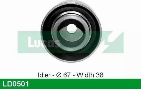 LUCAS LD0501 - Натяжний ролик, ремінь ГРМ autozip.com.ua