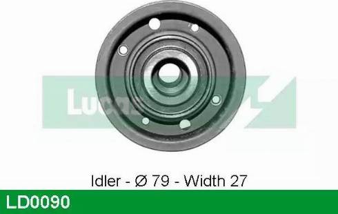 Lucas Engine Drive LD0090 - Натяжна ролик, ремінь ГРМ autozip.com.ua