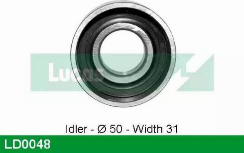 LUCAS LD0048 - Натяжний ролик, ремінь ГРМ autozip.com.ua