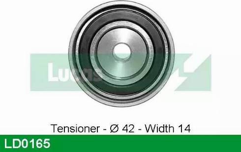 LUCAS LD0165 - Натяжний ролик, ремінь ГРМ autozip.com.ua